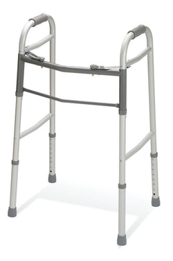 Standard Two-Button Folding Walkers without Wheels